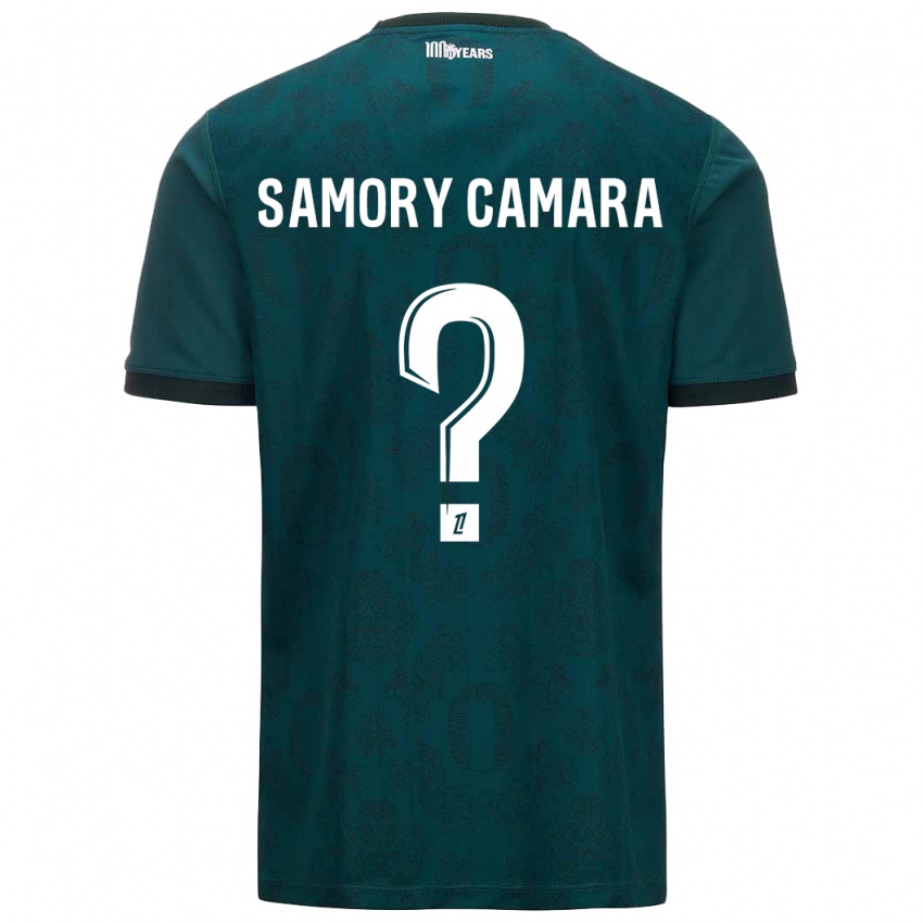 Børn Verges Samory Camara #0 Mørkegrøn Udebane Spillertrøjer 2024/25 Trøje T-Shirt