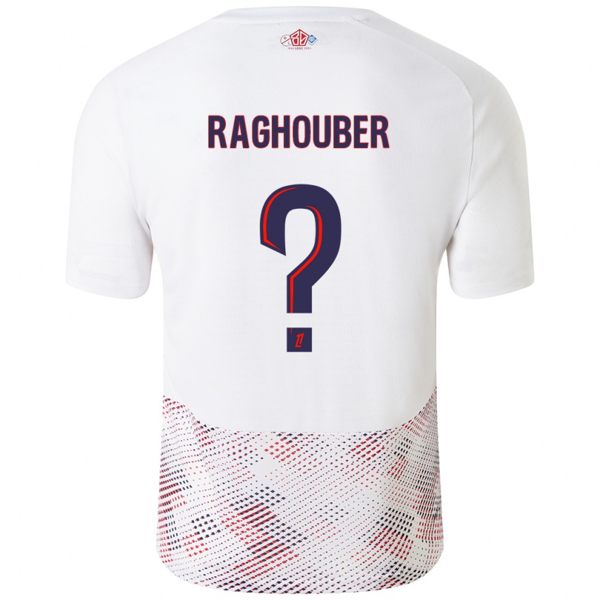 Børn Ugo Raghouber #0 Hvid Kongeblå Udebane Spillertrøjer 2024/25 Trøje T-Shirt