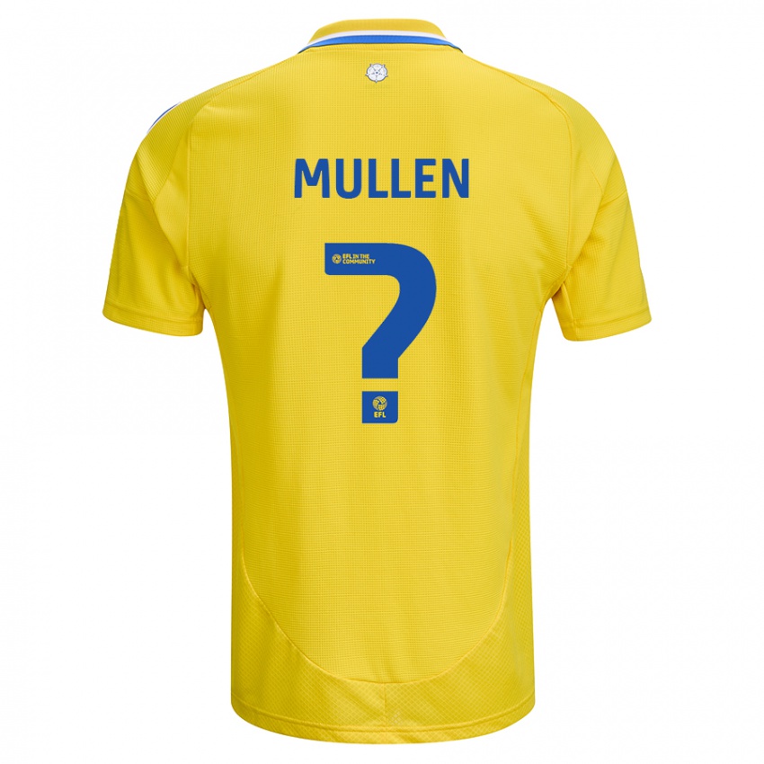 Børn Jeremiah Chilokoa-Mullen #0 Gul Blå Udebane Spillertrøjer 2024/25 Trøje T-Shirt