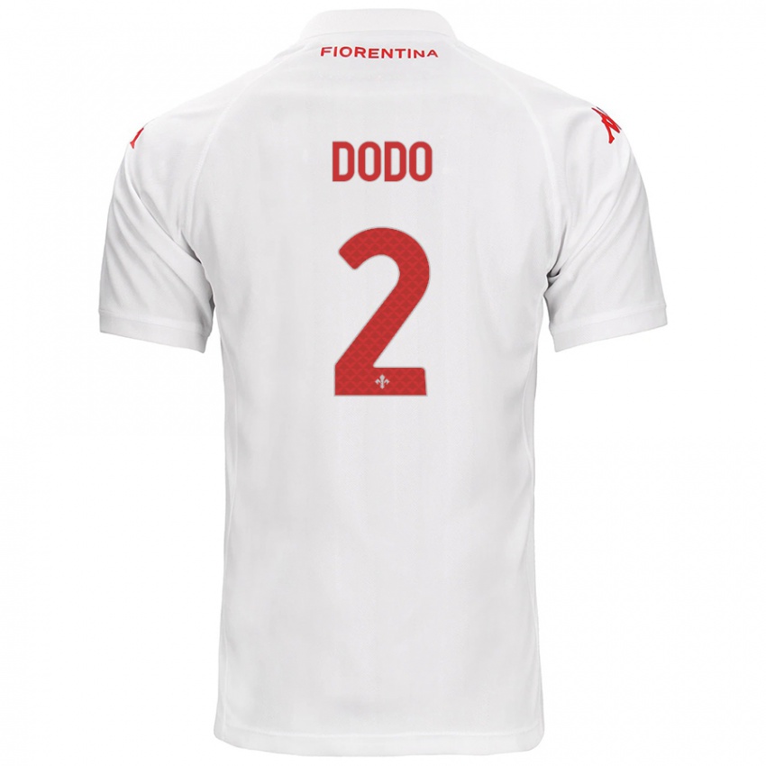 Børn Dodô #2 Hvid Udebane Spillertrøjer 2024/25 Trøje T-Shirt