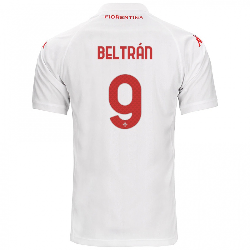 Børn Lucas Beltrán #9 Hvid Udebane Spillertrøjer 2024/25 Trøje T-Shirt