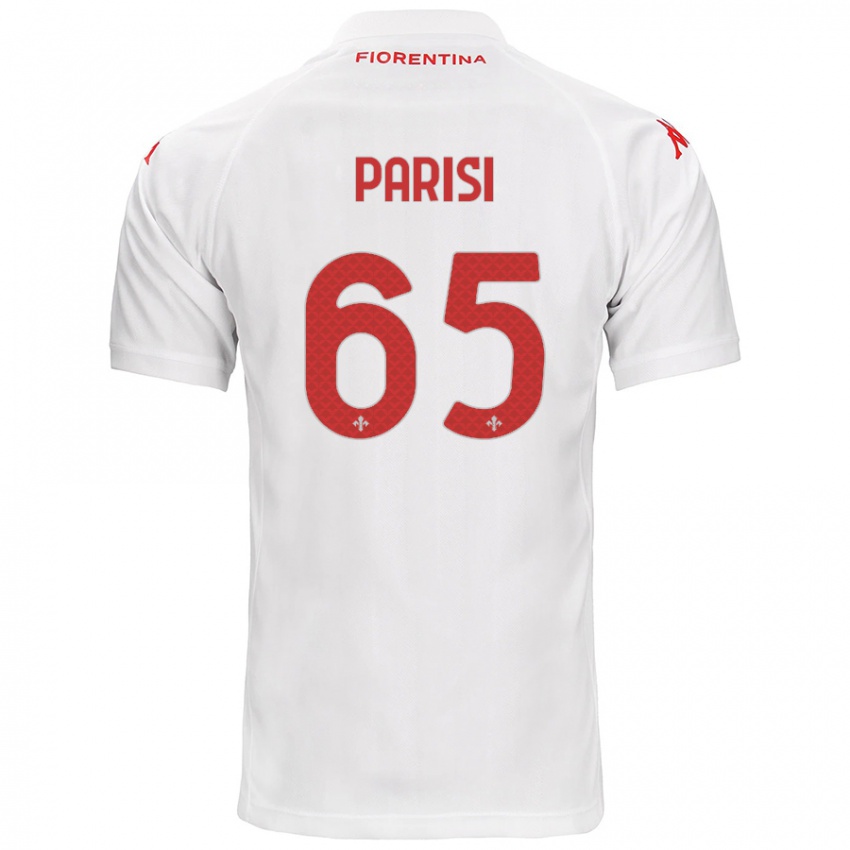 Børn Fabiano Parisi #65 Hvid Udebane Spillertrøjer 2024/25 Trøje T-Shirt