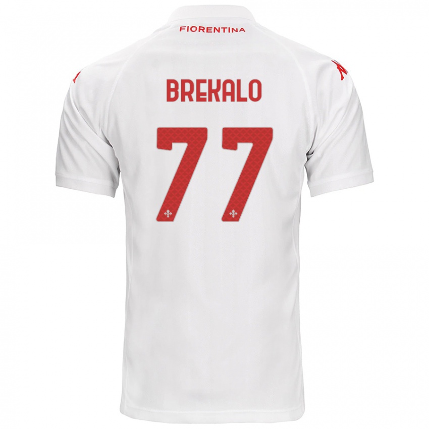 Børn Josip Brekalo #77 Hvid Udebane Spillertrøjer 2024/25 Trøje T-Shirt