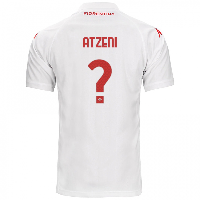 Børn Davide Atzeni #0 Hvid Udebane Spillertrøjer 2024/25 Trøje T-Shirt