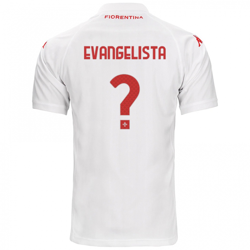 Børn Carlo Evangelista #0 Hvid Udebane Spillertrøjer 2024/25 Trøje T-Shirt