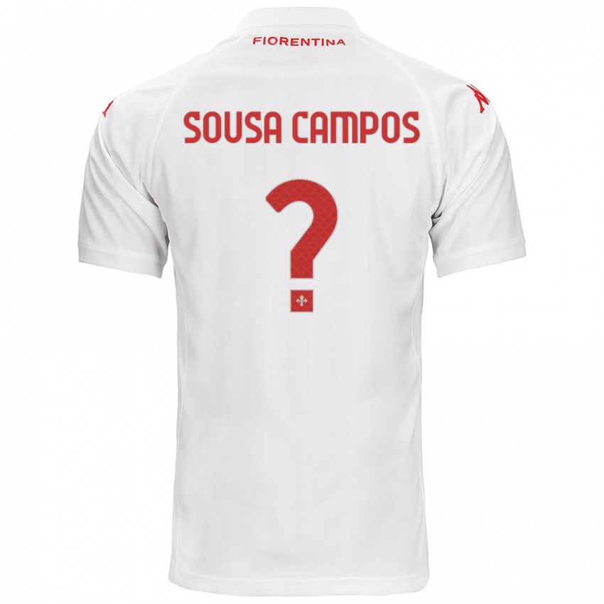 Børn Matteo Sousa Campos #0 Hvid Udebane Spillertrøjer 2024/25 Trøje T-Shirt