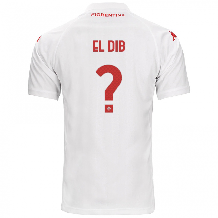 Børn Karim El Dib #0 Hvid Udebane Spillertrøjer 2024/25 Trøje T-Shirt