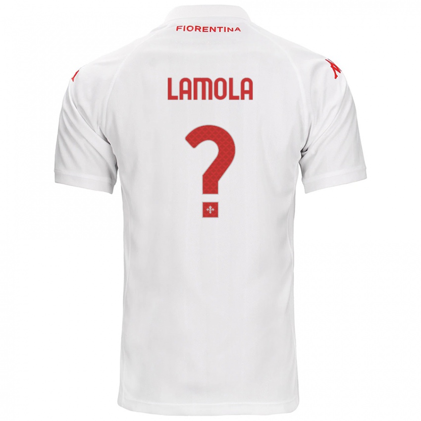 Børn Lorenzo Lamola #0 Hvid Udebane Spillertrøjer 2024/25 Trøje T-Shirt