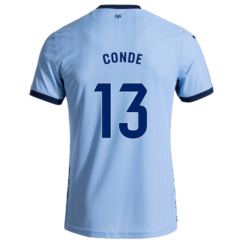 Børn Diego Conde #13 Himmelblå Udebane Spillertrøjer 2024/25 Trøje T-Shirt