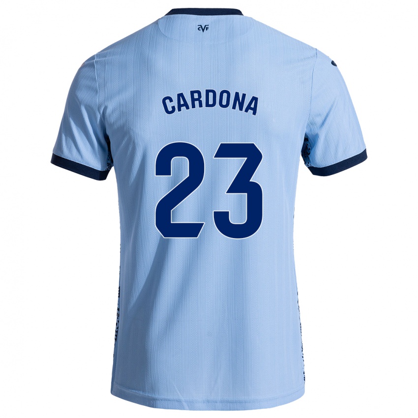 Børn Sergi Cardona #23 Himmelblå Udebane Spillertrøjer 2024/25 Trøje T-Shirt