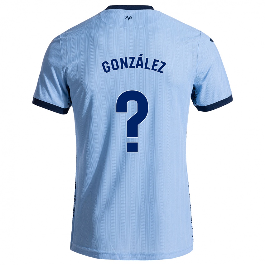 Børn Dani González #0 Himmelblå Udebane Spillertrøjer 2024/25 Trøje T-Shirt