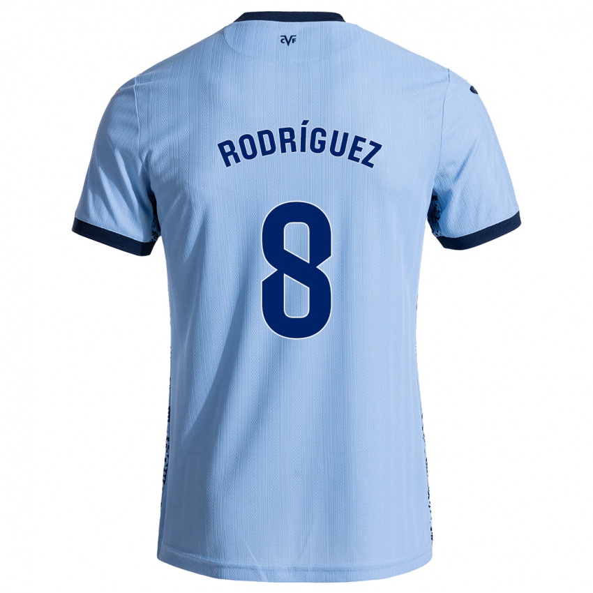 Børn Unai Rodríguez #8 Himmelblå Udebane Spillertrøjer 2024/25 Trøje T-Shirt