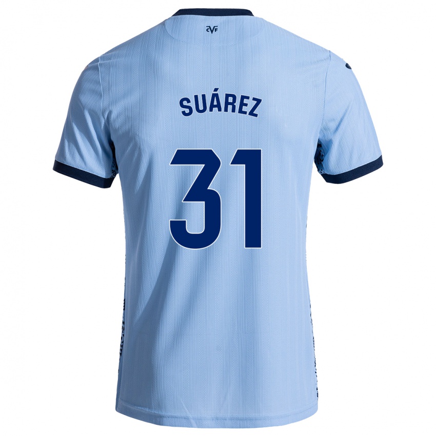 Børn Adri Suárez #31 Himmelblå Udebane Spillertrøjer 2024/25 Trøje T-Shirt