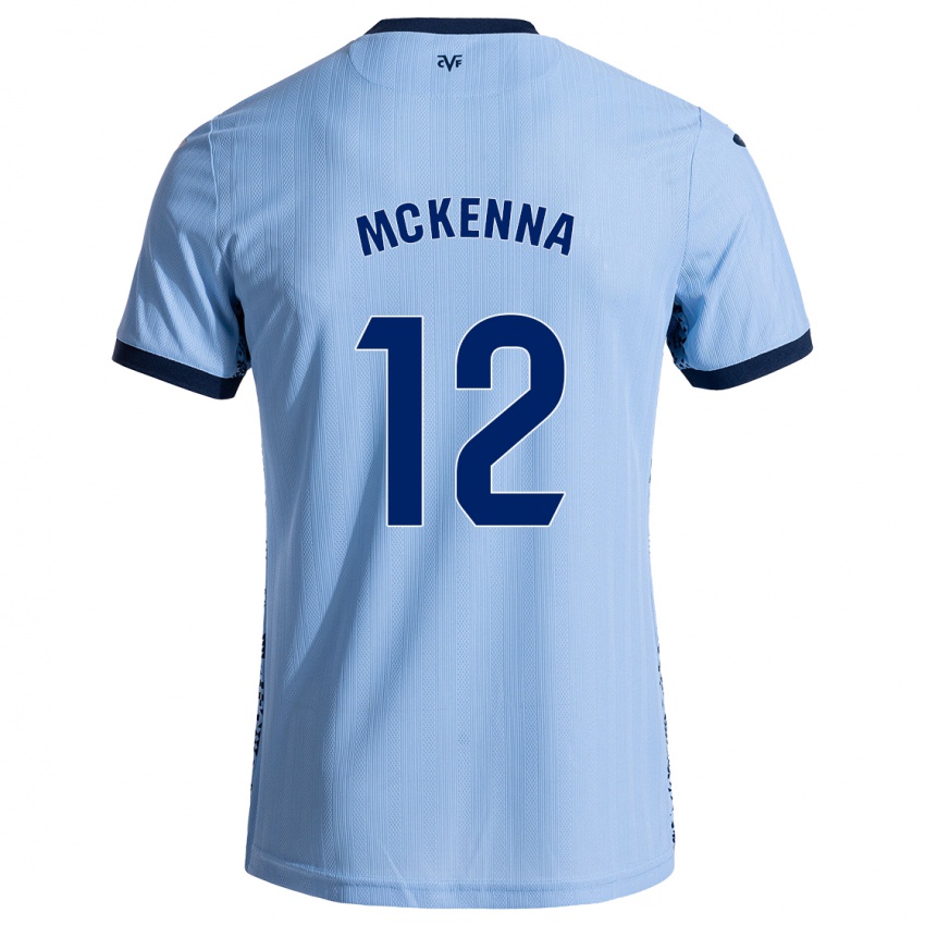 Børn Kayla Mckenna #12 Himmelblå Udebane Spillertrøjer 2024/25 Trøje T-Shirt