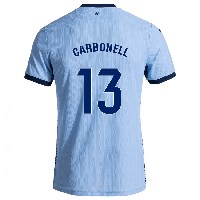 Børn Carmen Carbonell #13 Himmelblå Udebane Spillertrøjer 2024/25 Trøje T-Shirt