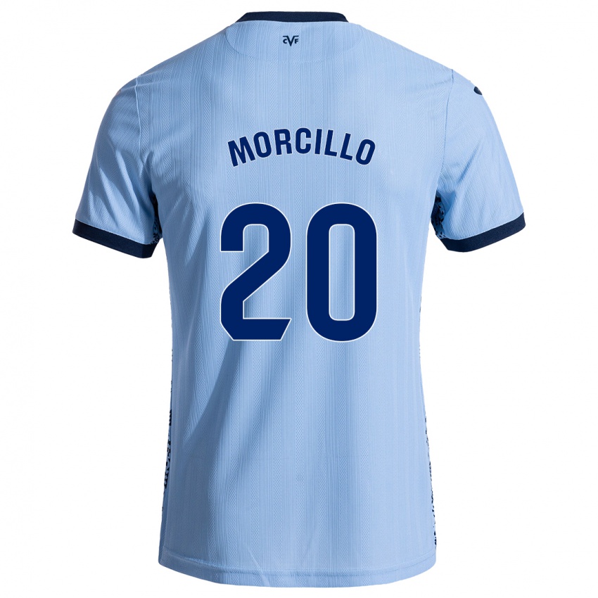 Børn Raquel Morcillo #20 Himmelblå Udebane Spillertrøjer 2024/25 Trøje T-Shirt