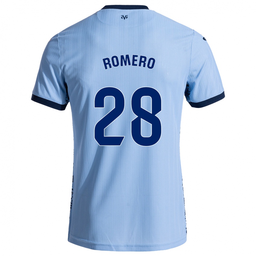 Børn María Romero #28 Himmelblå Udebane Spillertrøjer 2024/25 Trøje T-Shirt