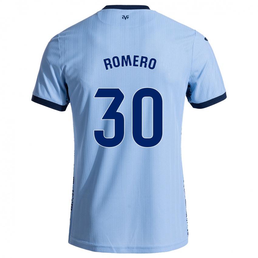 Børn Lucía Romero #30 Himmelblå Udebane Spillertrøjer 2024/25 Trøje T-Shirt