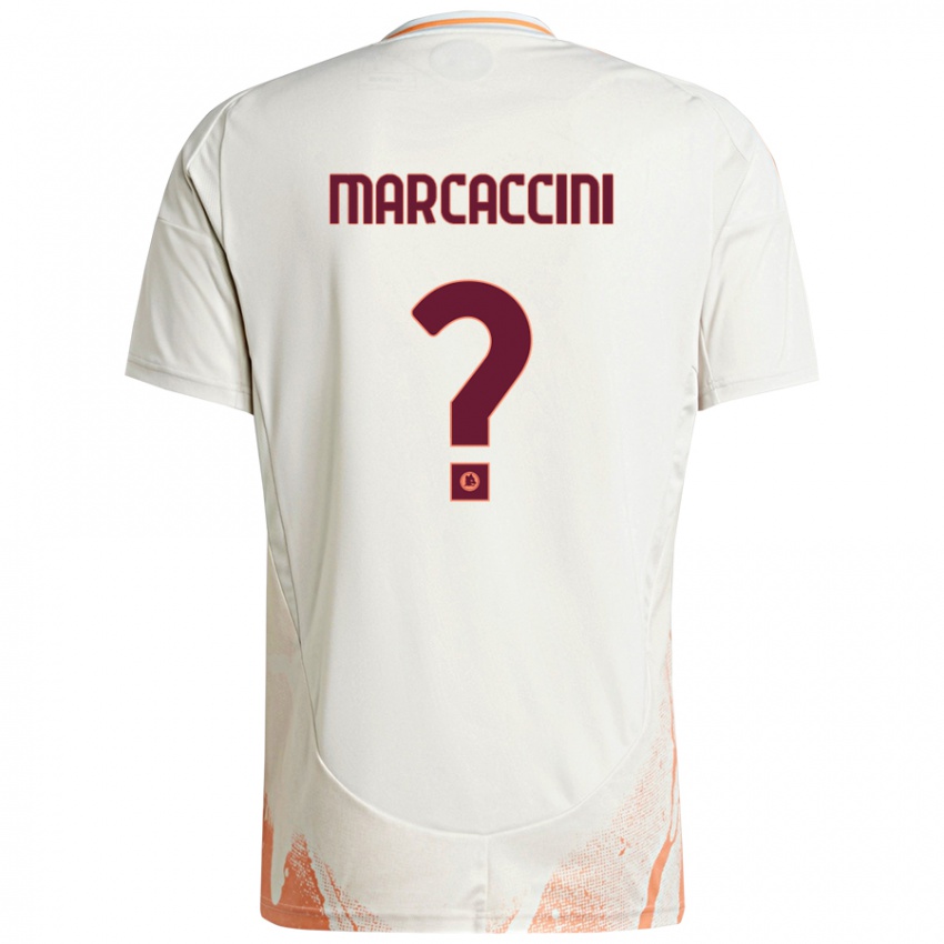 Børn Alessio Marcaccini #0 Creme Hvid Orange Udebane Spillertrøjer 2024/25 Trøje T-Shirt