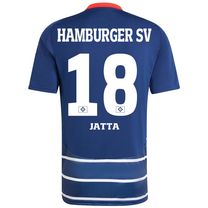 Børn Bakery Jatta #18 Mørkeblå Udebane Spillertrøjer 2024/25 Trøje T-Shirt