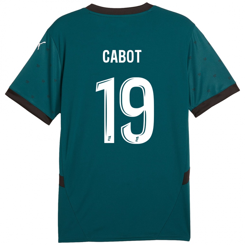 Børn Jimmy Cabot #19 Mørkegrøn Udebane Spillertrøjer 2024/25 Trøje T-Shirt