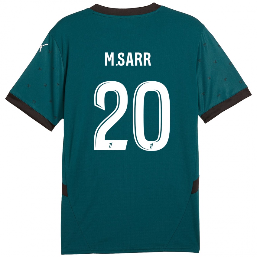 Børn Malang Sarr #20 Mørkegrøn Udebane Spillertrøjer 2024/25 Trøje T-Shirt