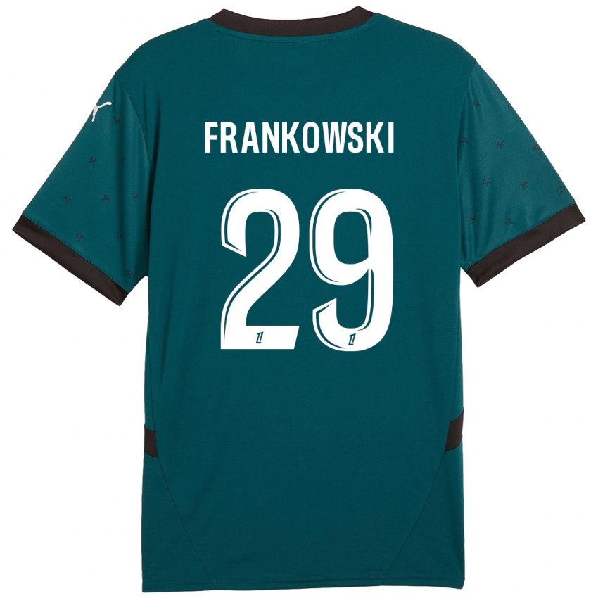 Børn Przemyslaw Frankowski #29 Mørkegrøn Udebane Spillertrøjer 2024/25 Trøje T-Shirt