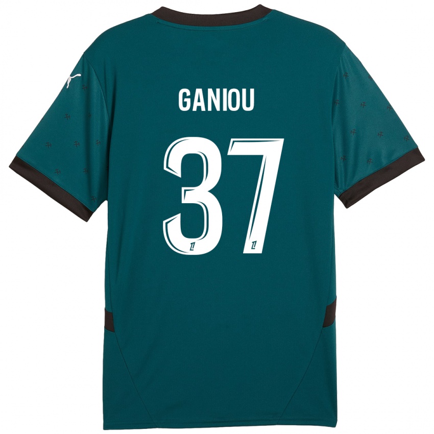 Børn Ismaëlo Ganiou #37 Mørkegrøn Udebane Spillertrøjer 2024/25 Trøje T-Shirt