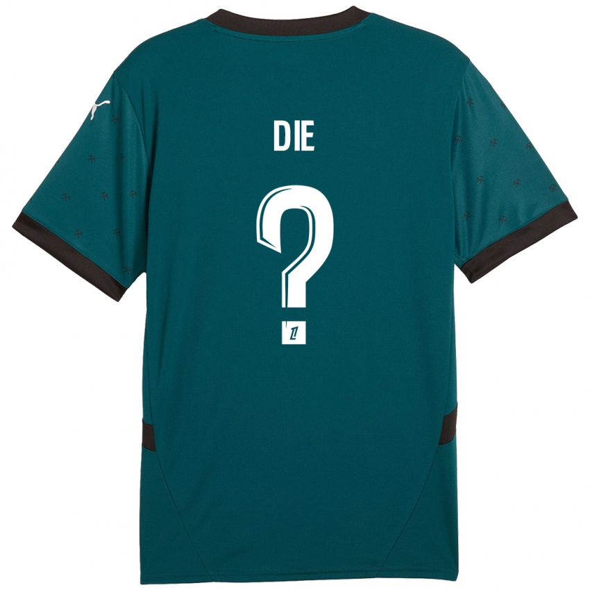 Børn Manassé Die #0 Mørkegrøn Udebane Spillertrøjer 2024/25 Trøje T-Shirt