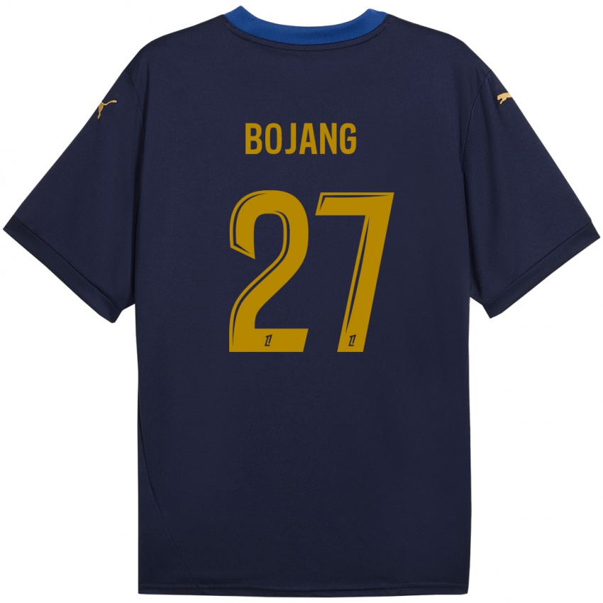 Børn Adama Bojang #27 Marine Guld Udebane Spillertrøjer 2024/25 Trøje T-Shirt