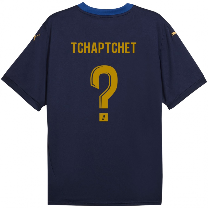 Børn Arthur Tchaptchet #0 Marine Guld Udebane Spillertrøjer 2024/25 Trøje T-Shirt