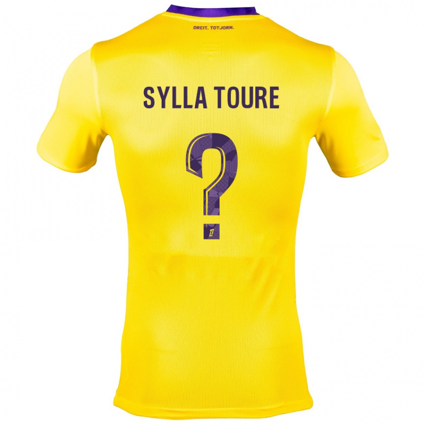 Børn Ismael Sylla Touré #0 Gul Lilla Udebane Spillertrøjer 2024/25 Trøje T-Shirt