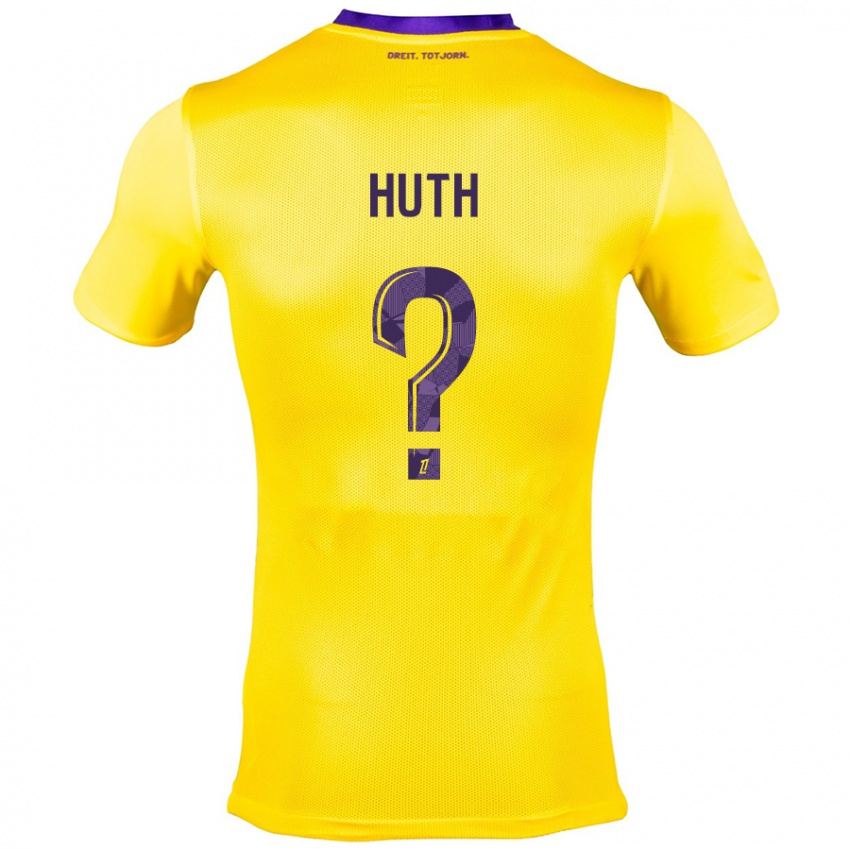 Børn Lony Huth #0 Gul Lilla Udebane Spillertrøjer 2024/25 Trøje T-Shirt