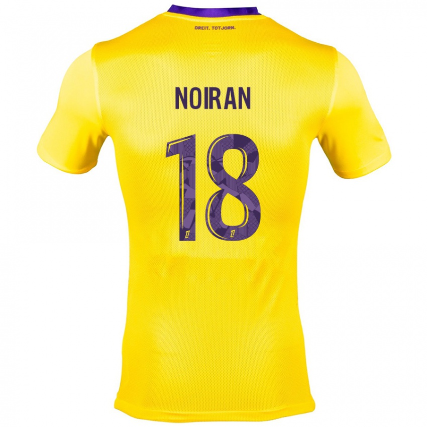 Børn Clara Noiran #18 Gul Lilla Udebane Spillertrøjer 2024/25 Trøje T-Shirt