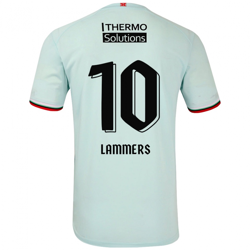 Børn Sam Lammers #10 Lysegrøn Udebane Spillertrøjer 2024/25 Trøje T-Shirt