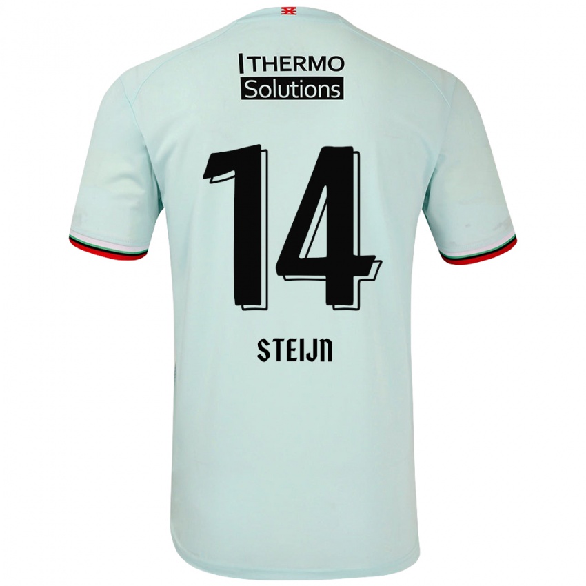 Børn Sem Steijn #14 Lysegrøn Udebane Spillertrøjer 2024/25 Trøje T-Shirt