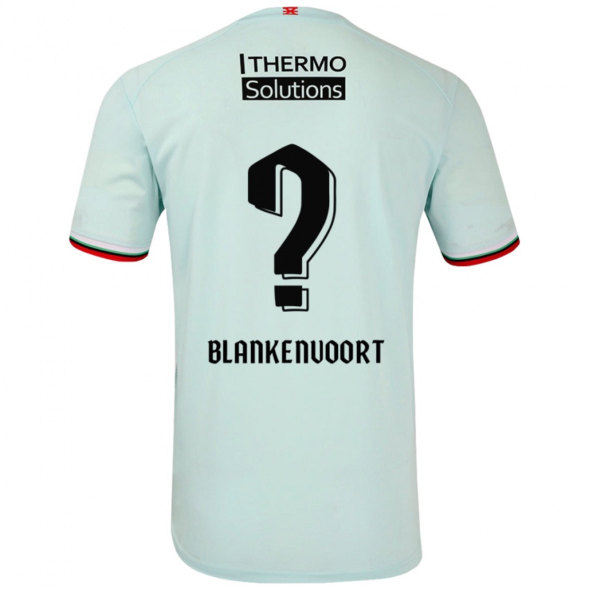 Børn Rens Blankenvoort #0 Lysegrøn Udebane Spillertrøjer 2024/25 Trøje T-Shirt