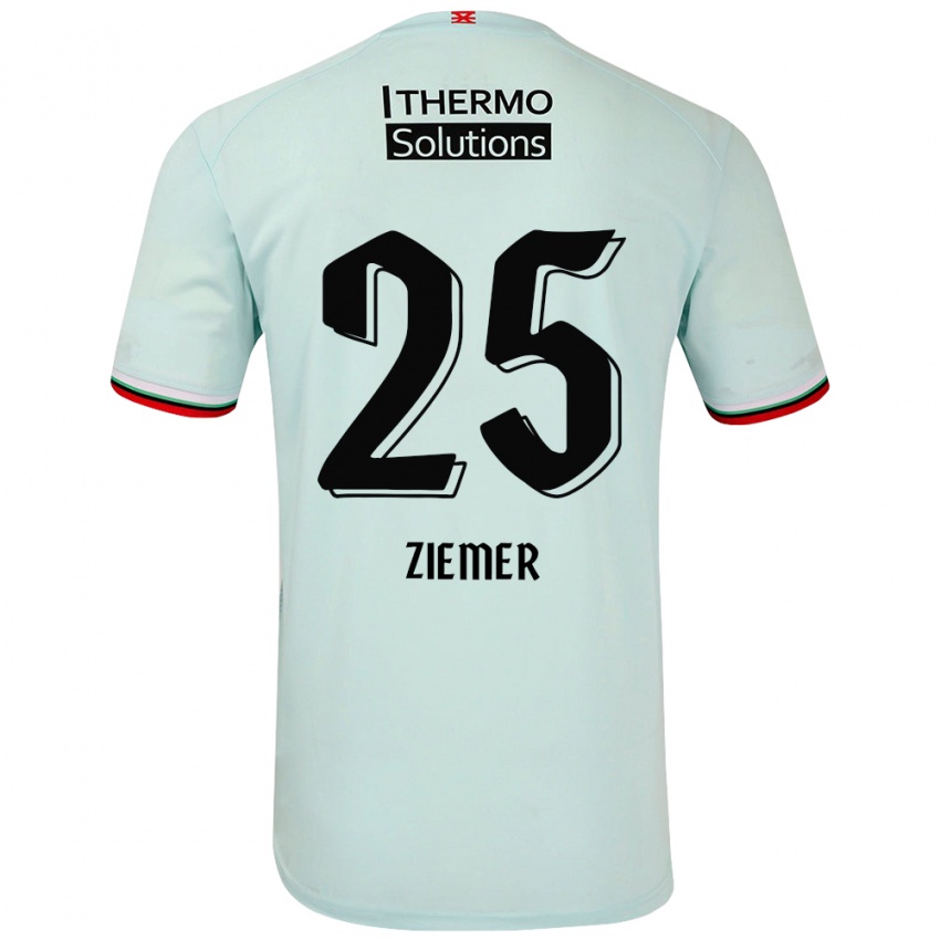 Børn Taylor Ziemer #25 Lysegrøn Udebane Spillertrøjer 2024/25 Trøje T-Shirt