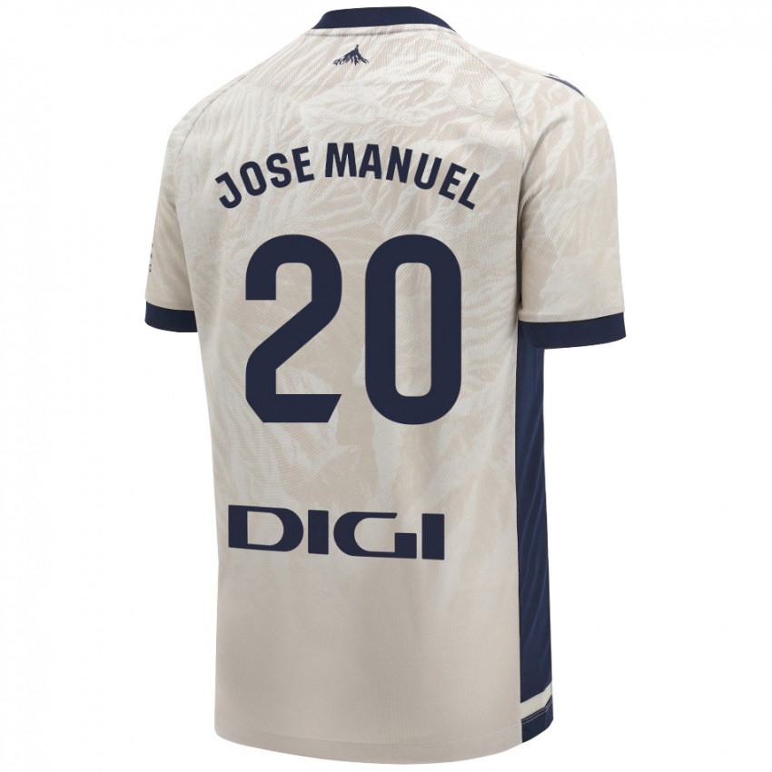 Børn José Manuel Arnáiz #20 Lysegrå Udebane Spillertrøjer 2024/25 Trøje T-Shirt