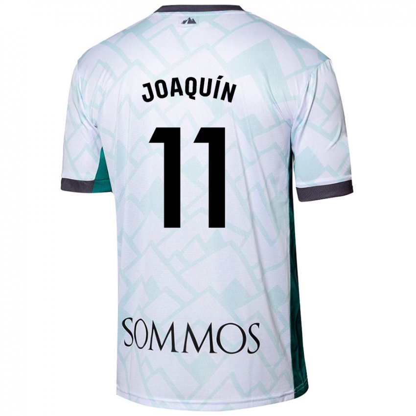 Børn Joaquin Munoz #11 Hvid Grøn Udebane Spillertrøjer 2024/25 Trøje T-Shirt