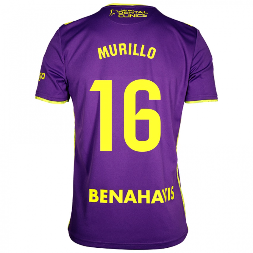 Børn Diego Murillo #16 Lilla Gul Udebane Spillertrøjer 2024/25 Trøje T-Shirt