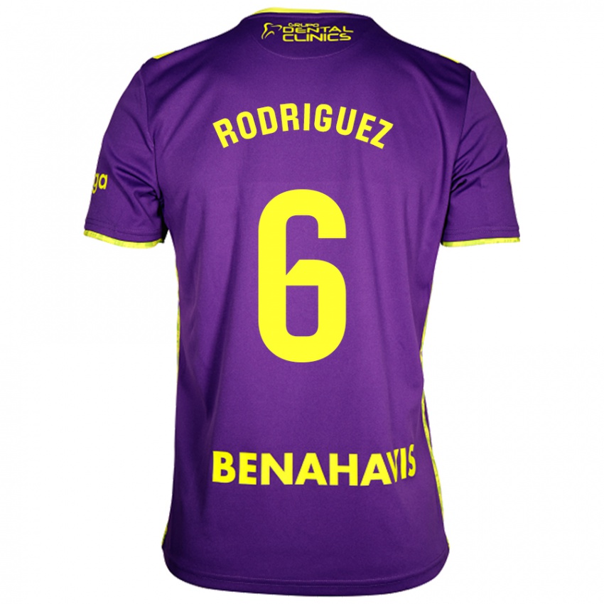 Børn Rafa Rodríguez #6 Lilla Gul Udebane Spillertrøjer 2024/25 Trøje T-Shirt