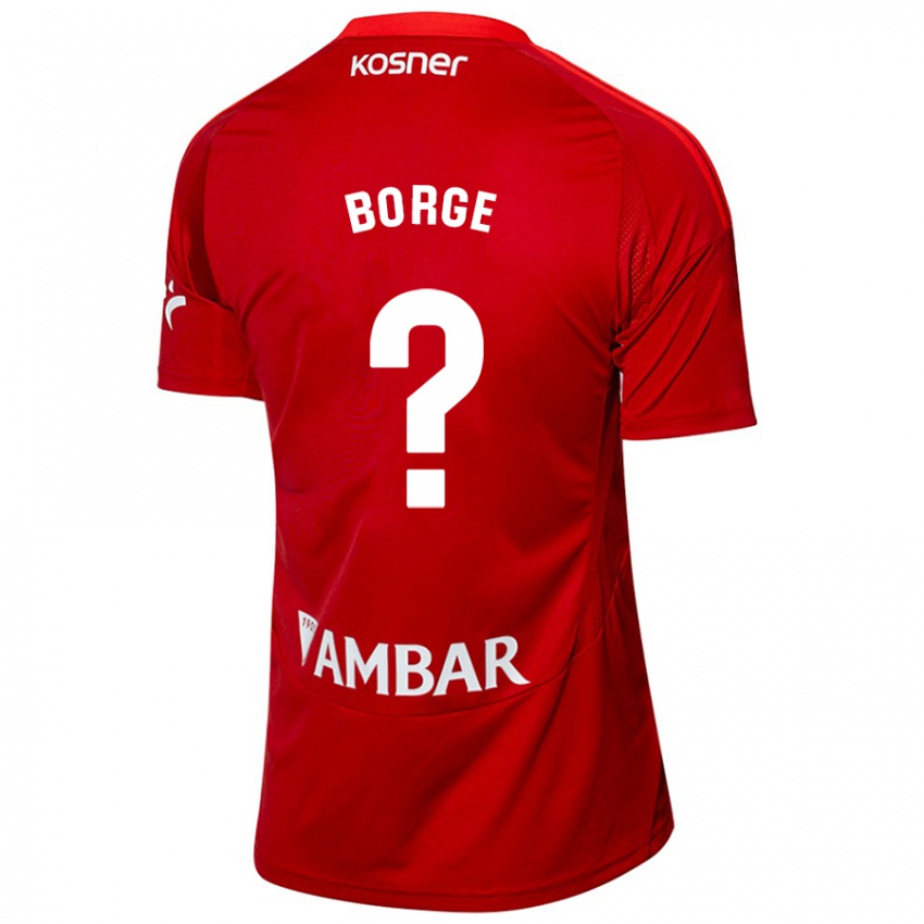 Børn Andrés Borge #0 Hvid Blå Udebane Spillertrøjer 2024/25 Trøje T-Shirt