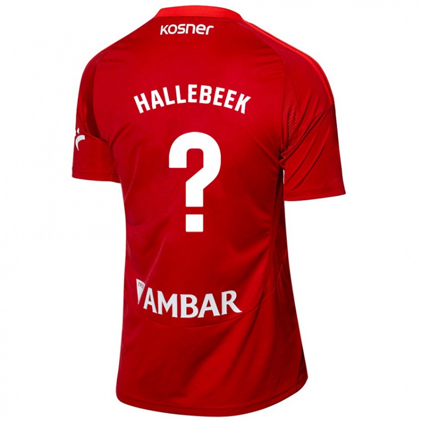 Børn Boaz Hallebeek #0 Hvid Blå Udebane Spillertrøjer 2024/25 Trøje T-Shirt