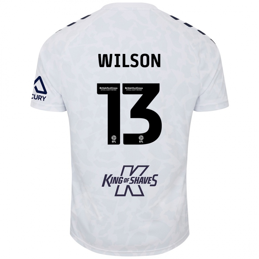 Børn Ben Wilson #13 Hvid Udebane Spillertrøjer 2024/25 Trøje T-Shirt