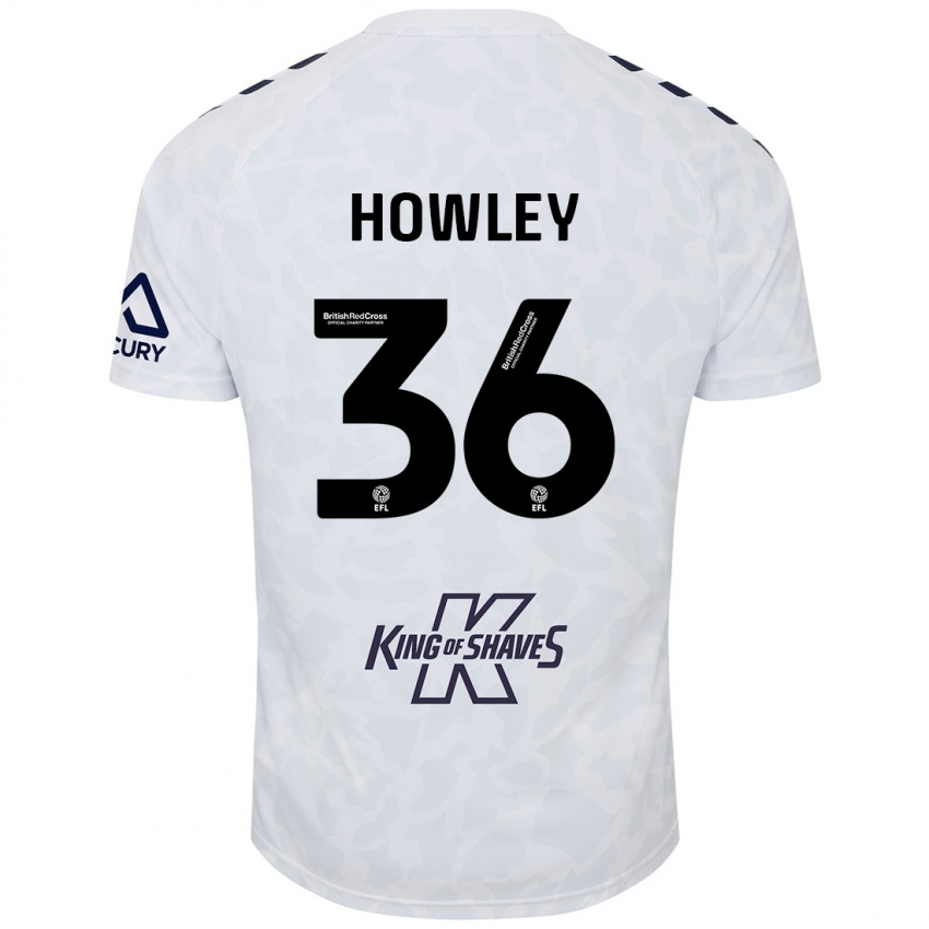 Børn Ryan Howley #36 Hvid Udebane Spillertrøjer 2024/25 Trøje T-Shirt