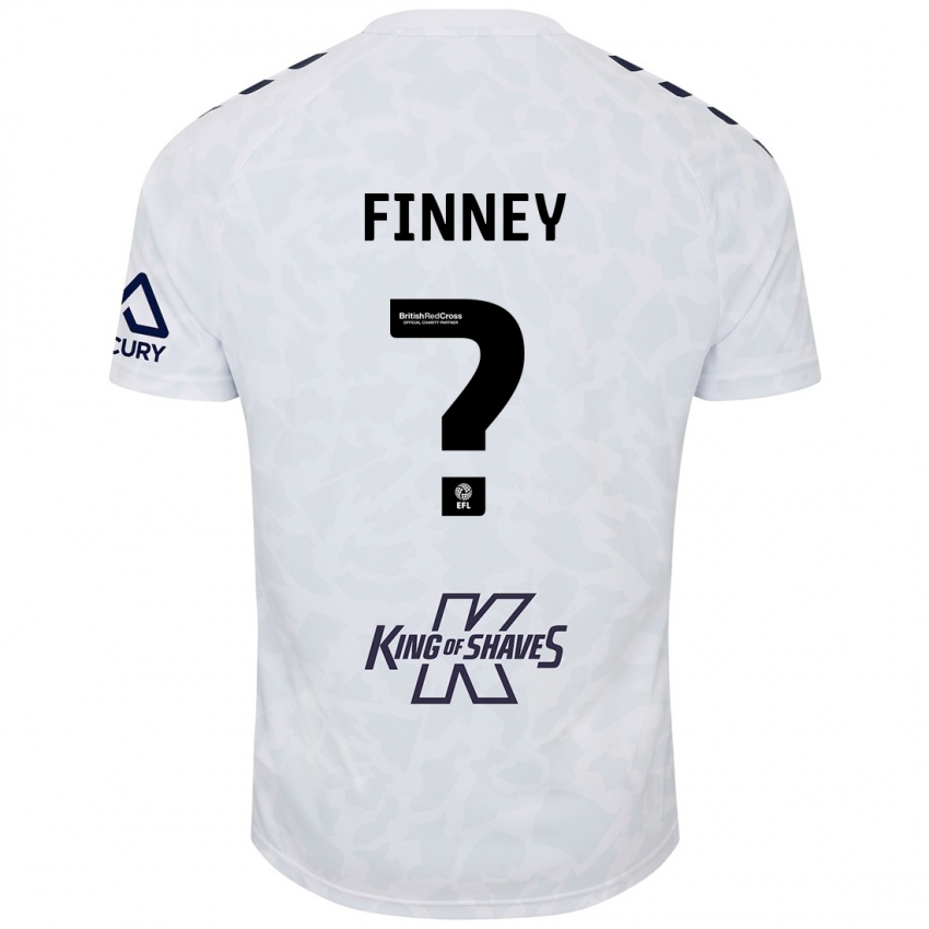 Børn Charlie Finney #0 Hvid Udebane Spillertrøjer 2024/25 Trøje T-Shirt