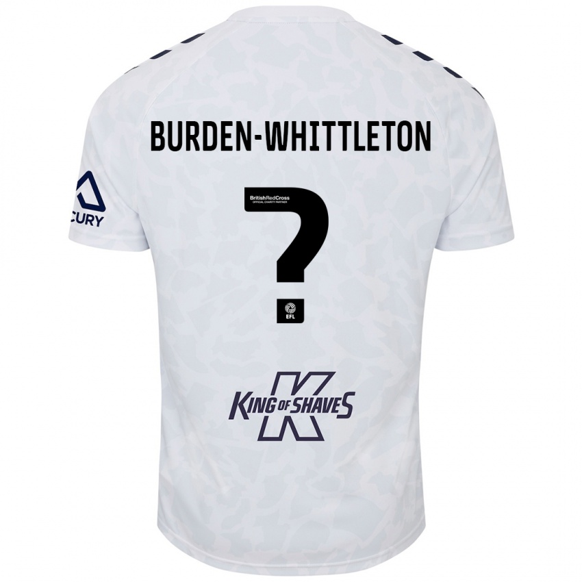 Børn Charlie Burden-Whittleton #0 Hvid Udebane Spillertrøjer 2024/25 Trøje T-Shirt