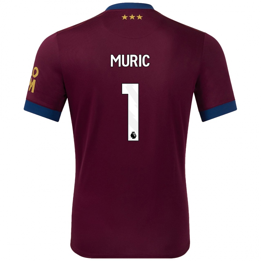 Børn Arijanet Muric #1 Brun Udebane Spillertrøjer 2024/25 Trøje T-Shirt