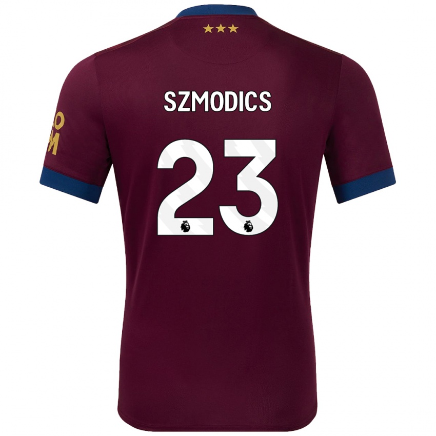 Børn Sammie Szmodics #23 Brun Udebane Spillertrøjer 2024/25 Trøje T-Shirt